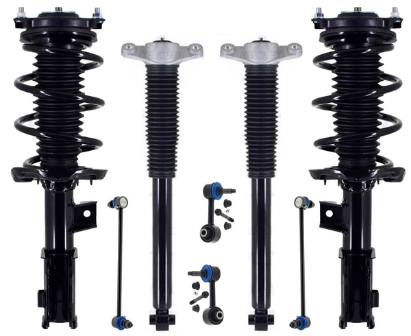 Frt Struts Rear Shocks & Links For Sonata 1.6L 20-2023 W/ 16 or 18 Inch Wheels
