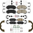 Front & Rear Disc Brake Pads & Parking Shoes for Infiniti Q50 2014-2023