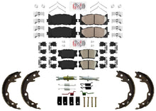 Front & Rear Disc Brake Ceramic Pads Parking Shoes for Toyota Camry 2012-2017