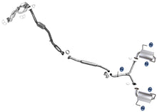 Exhaust System Extension Pipes Dual Mufflers for Subaru Forester 2009-2010 2.5L