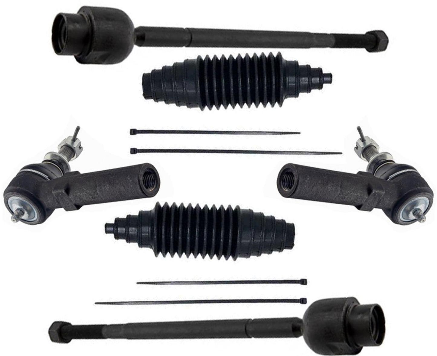 Front Inner & Outer Tie Rods For Chevrolet Impala 2000 2005 2006 2011 2012 2013