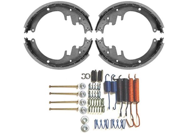 Rear Brake Shoes Brake Springs for Chevrolet K3500 88-2000 DRW 13 x 3.5" Shoe