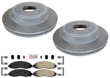 Carbon Performance Front Brake Rotors Brake Pads for Dodge Dakota 2003-2004