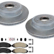 Carbon Performance Front Brake Rotors Brake Pads for Dodge Dakota 2003-2004