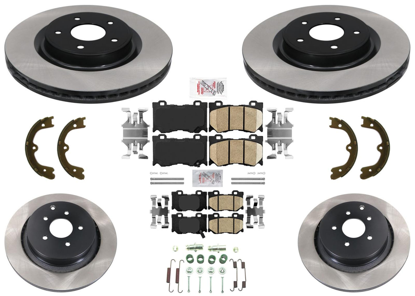 Performance Carbon Disc Brake Rotors Pads for Infiniti Q50 14-23 W Sport Package