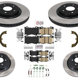 Performance Carbon Disc Brake Rotors Pads for Infiniti Q50 14-23 W Sport Package