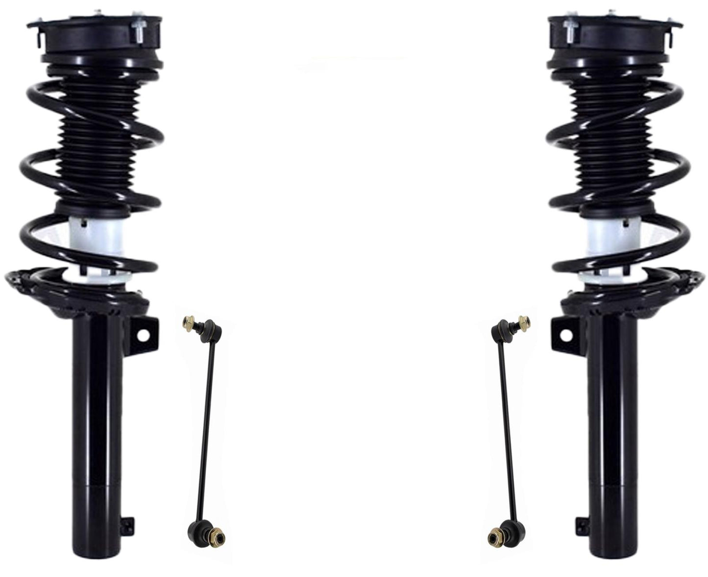 Front Complete Struts Assembly & Links For Tiguan 2018-2024 Front Wheel Drive