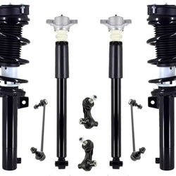 Front Strut Rear Shocks & Links For Volkswagen Tiguan 2018-2024 All Wheel Drive