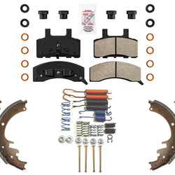 Heavy Duty ASD Disc Brake Pads Brake Shoes Hard for Dodge Ram 2500 94-99 7500LB