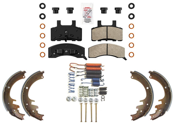 Heavy Duty ASD Disc Brake Pads Brake Shoes Hard for Dodge Ram 2500 94-99 7500LB