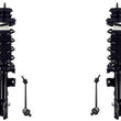 Front Complete Strut & Sway Bar Links For Nissan Versa 2020 2021 2022 2023 2024