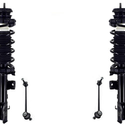 Front Complete Strut & Sway Bar Links For Nissan Versa 2020 2021 2022 2023 2024
