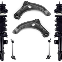 Front Complete Strut Lower Control Arms & Links For Nissan Versa 2020 2021 2024