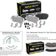 Front Heavy Duty AME Coated Rotors Galvanized Pads for Chevrolet LCF4500 16-24