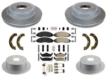 Carbon Performance Disc Brake Rotors & Pads for Dodge Dakota 2003-2004 4WD