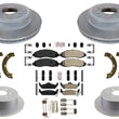 Carbon Performance Disc Brake Rotors & Pads for Dodge Dakota 2003-2004 4WD