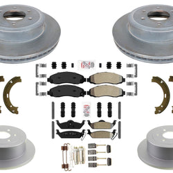 Carbon Performance Disc Brake Rotors & Pads for Dodge Dakota 2003-2004 4WD