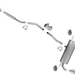 Exhaust Converter Resonator Muffler For Front Wheel Drive Ford Edge 2.0 2015-19