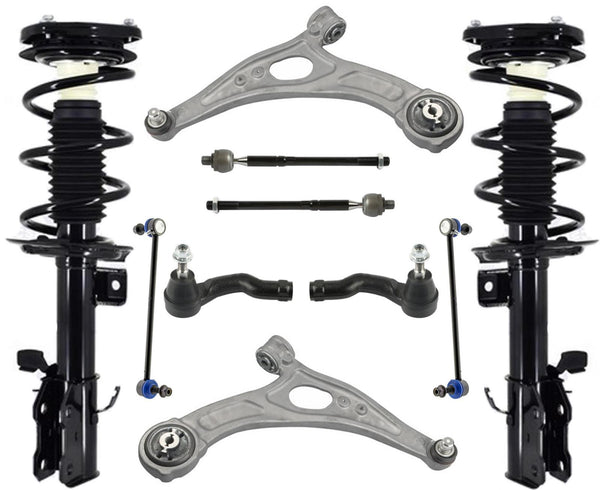 Front Struts Control Arms Tie Rods Links For Ford Escape 2020-22 All Whel Drive