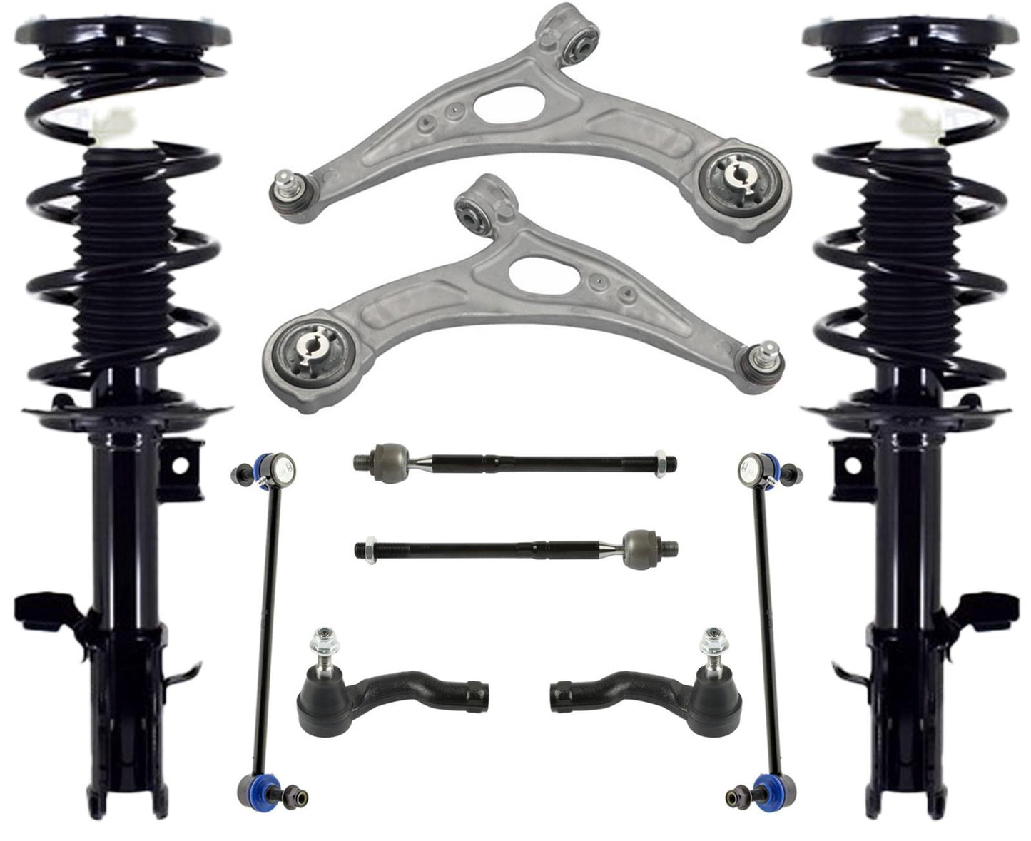 Struts Control Arms Tie Rods Links For Bronco Sport 2021-24 W/ Part Time Drive