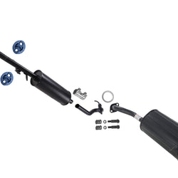 Muffler Exhaust System Tail Pipe Resonator USA Pro For Honda CR-V CRV 2007-2009