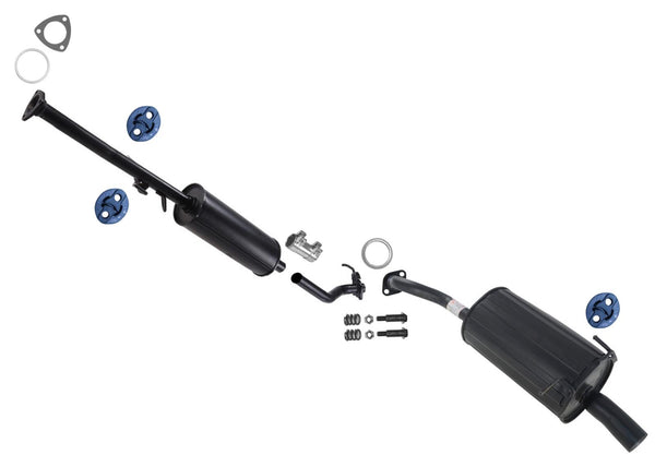 Muffler Exhaust System Tail Pipe Resonator USA Pro For Honda CR-V CRV 2007-2009