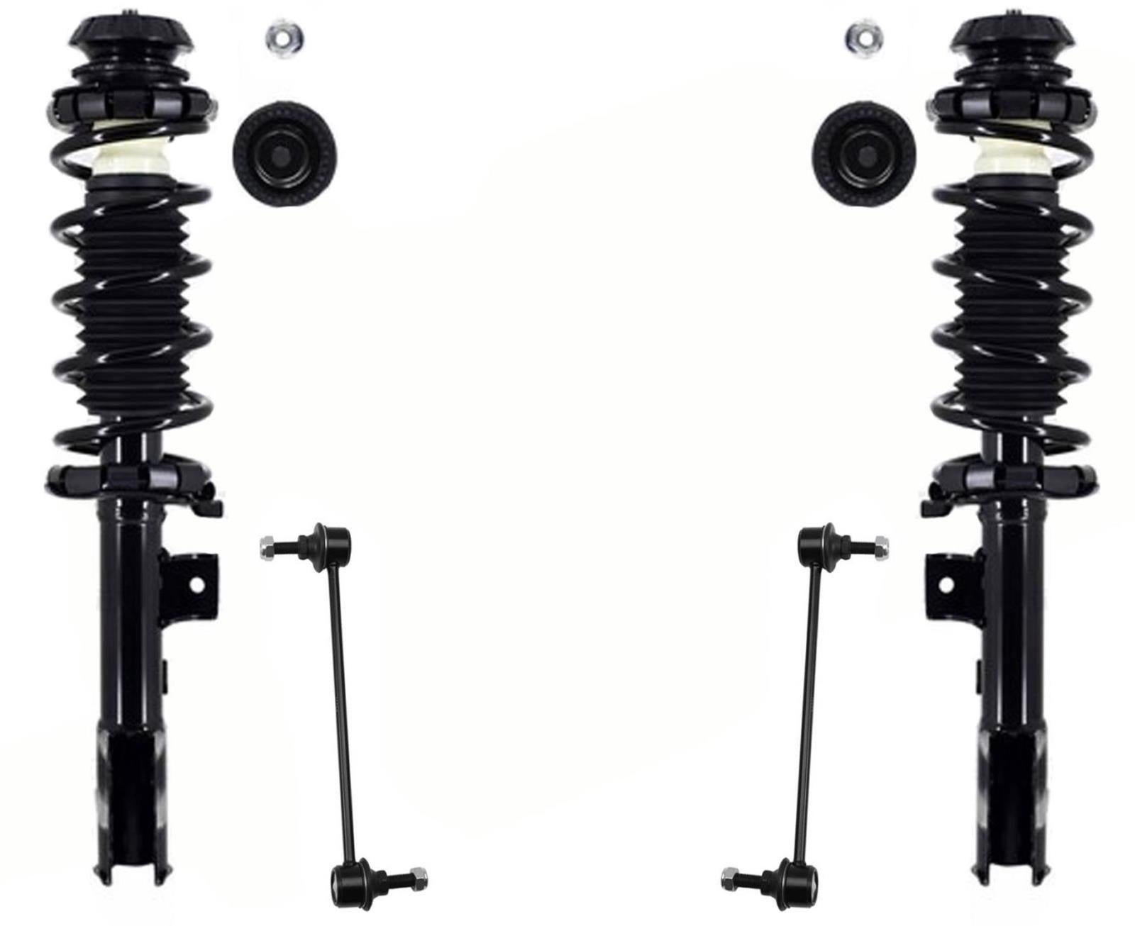 Front Complete Struts W/ Coil Spring & Links For Nissan Kicks SV SR 2021-2024