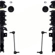 Front Struts Lower Control Arms & Links For Nissan Kicks SV SR 2021 2022 2024