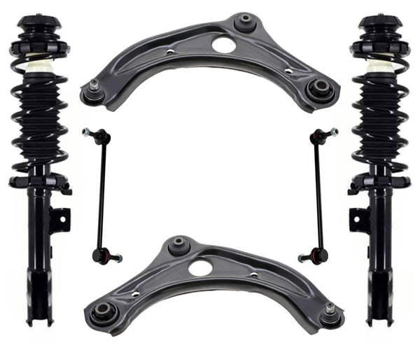 Front Struts Lower Control Arms & Links For Nissan Kicks SV SR 2021 2022 2024