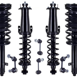 Front & Rear Struts & Links For GS350 07-11 All Wheel Drive W/O Adaptve Control