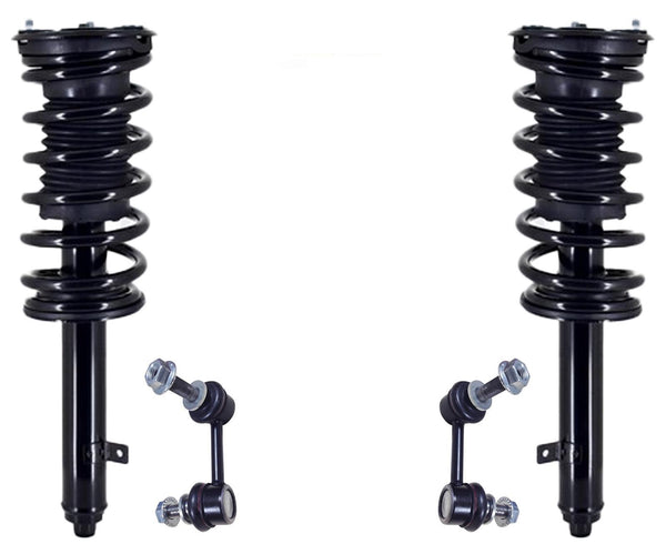 Front Struts & Links For GS350 07-11 All Whl Drve W/O Adptve Control Suspension