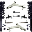 Front Struts Control Arms Tie Rods & Links For Lexus GS350 2007-11 All Whl Drve