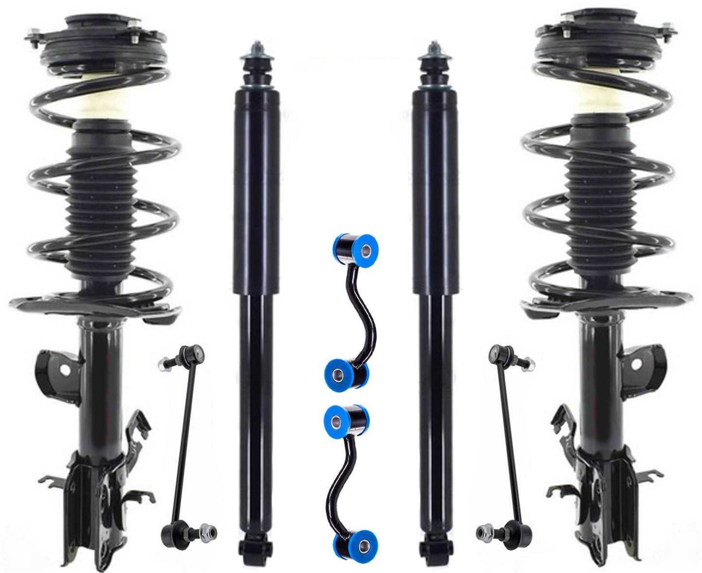 Front Struts Rear Shocks & Links For Nissan Juke 2011-2017 All Wheel Drive