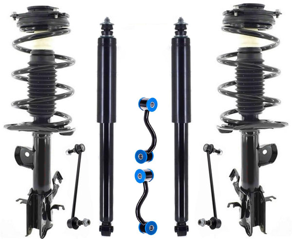 Front Struts Rear Shocks & Links For Nissan Juke 2011-2017 All Wheel Drive