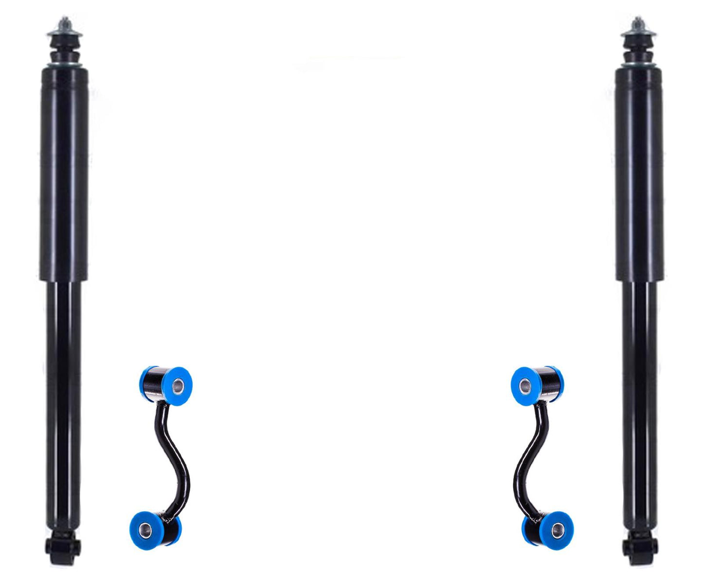Rear Complete Shocks & Mounts & Links For Nissan Juke 2011-2017 All Wheel Drive