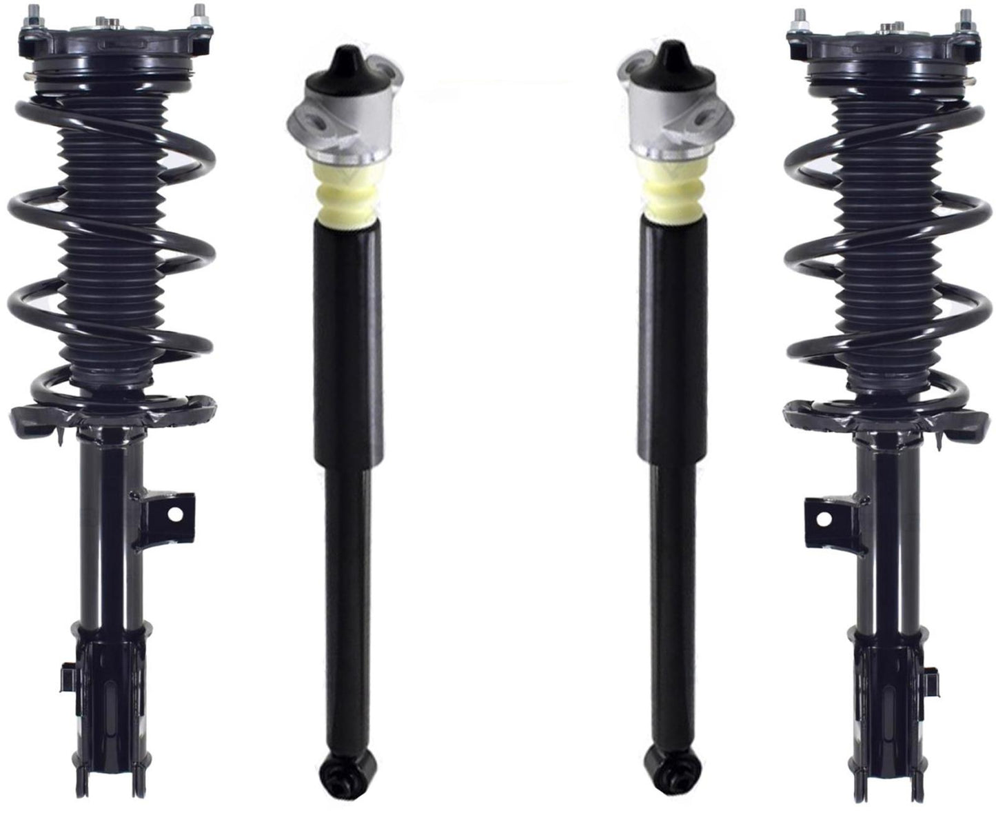 Front Complete Struts & Rear Shocks For Elantra 2.0L 2021-2024 W/O Multi-Link