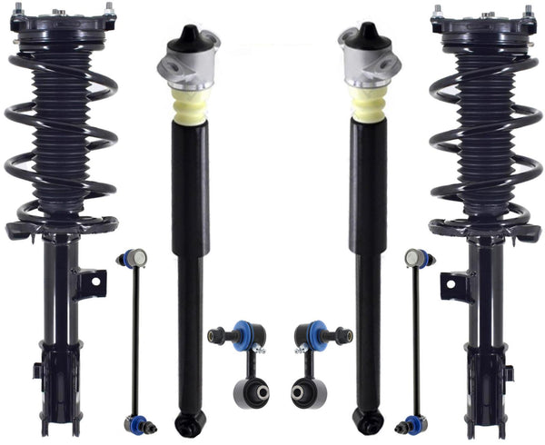 Front Struts Rear Shocks & Links For Elantra N-Line 2021 2022 2024 W/ Multi-Link