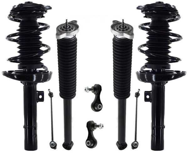 Front Struts Rear Complete Shocks & Links For Honda Civic Sedan 2016 2017 2021