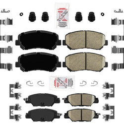 F&R Ceramic Disc Brake Pads Hardwar for Mazda CX-5 2016-2024 Natural Aspirated