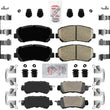 Front Rear Ceramic Disc Brake Pads Hardware for Mazda CX5 CX-5 2013 2014 2015