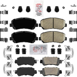 Front Rear Ceramic Disc Brake Pads Hardware for Mazda CX5 CX-5 2013 2014 2015