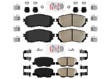 AME Front and Rear Ceramic Disc Brake Pads Hardware for Mazda 6 2014 2015