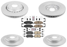 Coated Disc Brake Rotors Ceramic Brake Pads Hardware for Honda Odyssey 2018-2025