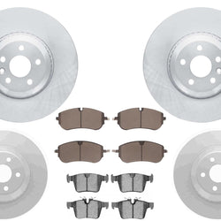 Coated Disc Brake Rotors & Brake Pads for Land Rover Discovery Sport 2021-2025