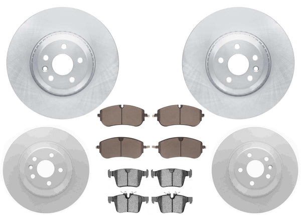 Coated Disc Brake Rotors & Brake Pads for Land Rover Discovery Sport 2021-2025