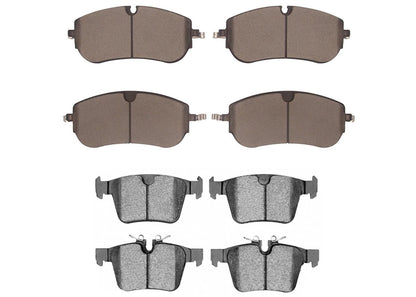 Front & Rear Ceramic Disc Brake Pads for Land Rover Discovery Sport 2021-2025