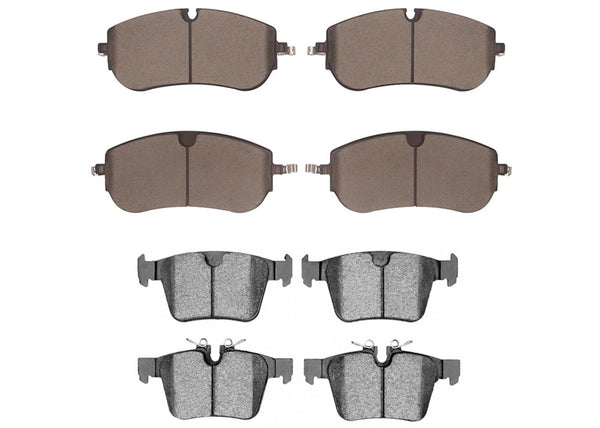 Front & Rear Ceramic Disc Brake Pads for Land Rover Discovery Sport 2021-2025