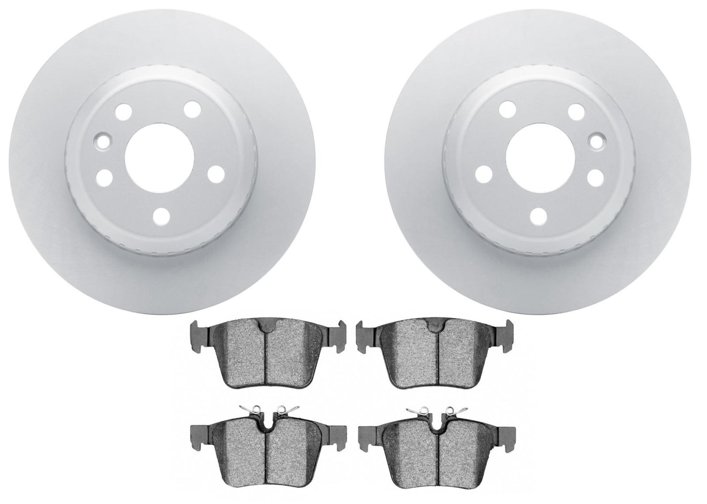 Rear Disc Brake Rotors & Pads for Land Rover Discovery Sport 2020 300MM Solid