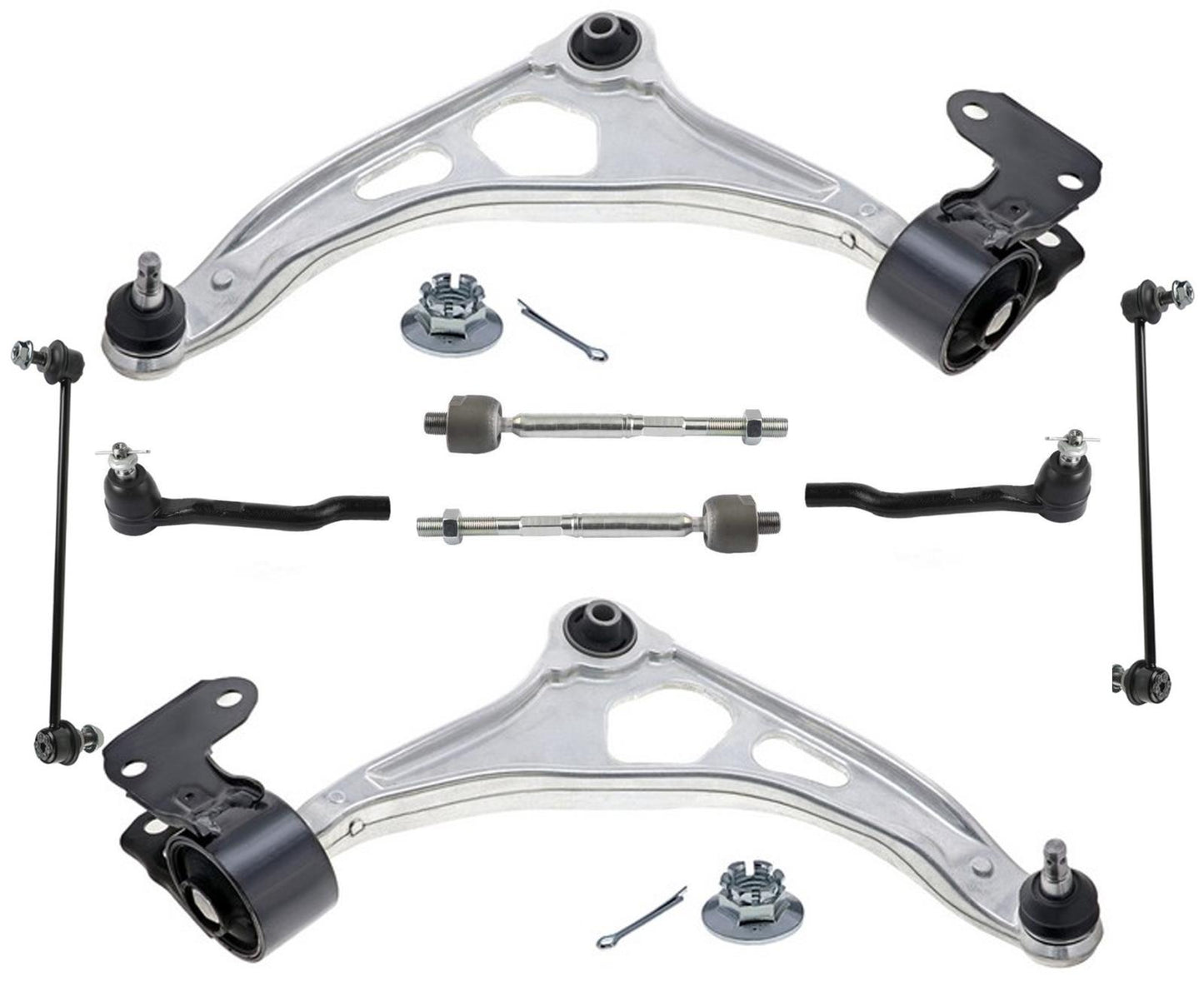 Front Lower Control Arms Ball Joint Tie Rods & Links For Odyssey 2018 2019 2025