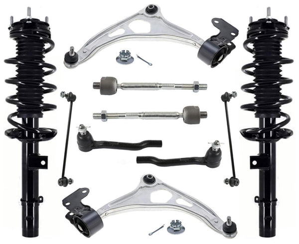 Front Struts Lower Control Arms Tie Rods & Links For Honda Odyssey 2018-2024
